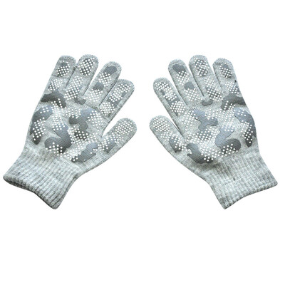 

Tailored Men Women Winter Warm Knitted wapiti Camouflage Pint Screen Cute Gloves