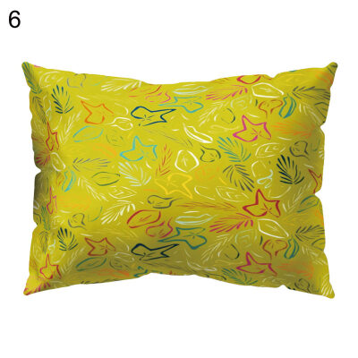 

Multicolor Flower Lemon Note Pillow Case Sofa Bed Car Cafe Decor Cushion Cover