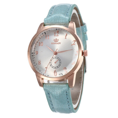 

Leather strap digital dial fashion ladies watch wholesale student watch