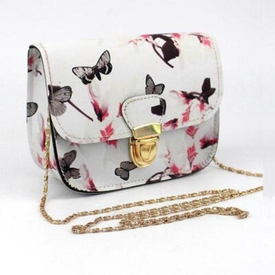 

Women Ladies Floral Mini Chain Bag Shoulder Bag Tote Purse Handbag