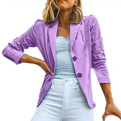 

Toponeto Womens Ladies Solid Turn Down Collar Jacket Long Sleeve Coat Parka Outerwear