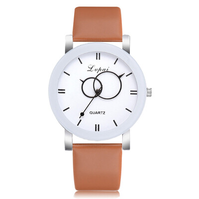 

Top Brand Women Watches Casual Dial Ladies Business Quartz Wristwatch Temperament Leather Strap Clock Dress Reloj Mujer 50