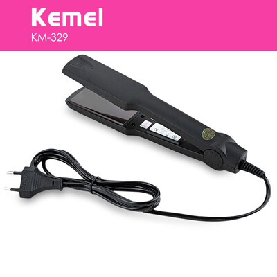 

KM - 329 Professional Hair Straightener Tourmaline Ceramic Heating Styling Tool