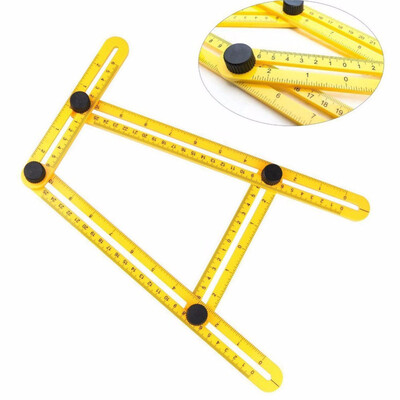 

Siaonvr New Multifunctional Angle Model Angle Ruler Plastic Measuring Tool