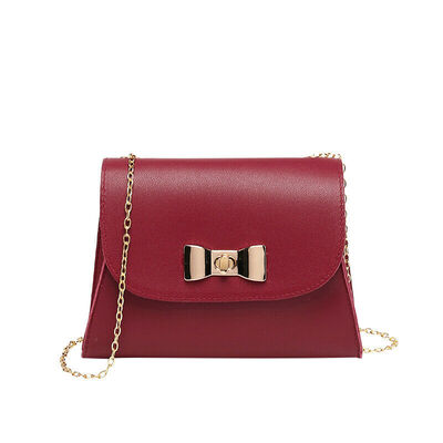 

2019 New Style Chains Flap Handbags Women Bow Solid Shoulder Bags Tote Purse Messenger Hobo Satchel Cross Body Bag