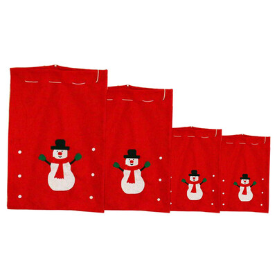 

Toponeto Christmas Gift Bag Candy Bag Santa Gift Bag Christmas Decoration Cloth Bag
