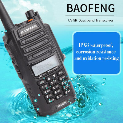 

BAOFENG Pofung UV-9R Walkie Talkie Two-way Radio 136-174400-520MHz VHFUHF Dual Band Handheld Radio Transceiver Interphone 128 Me