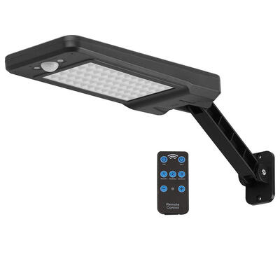 

60 LED Solar Light PIR Motion Sensor IP65 Outdoor Garden Wall Dimmable Lamp