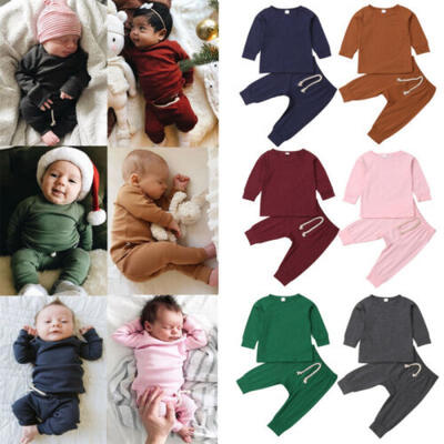 

Toddler Baby Kid Newborn Pajamas PJs Set Sleepwear Nightwear TopPants Outfit