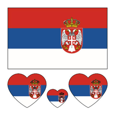 

Environmental Protection Waterproof&Anti-sweat National Flag Tattoos Stickers Football Fan Sticker