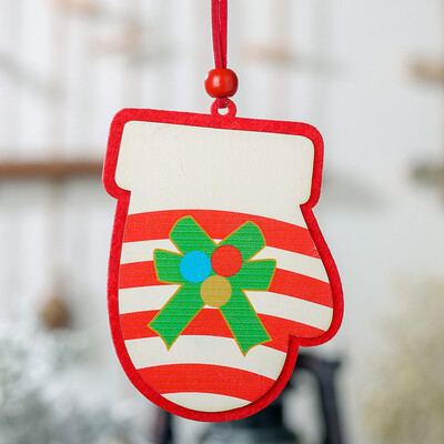 

Tailored Christmas Wooden Pendant Creative Small Hanging Ornaments Decorations