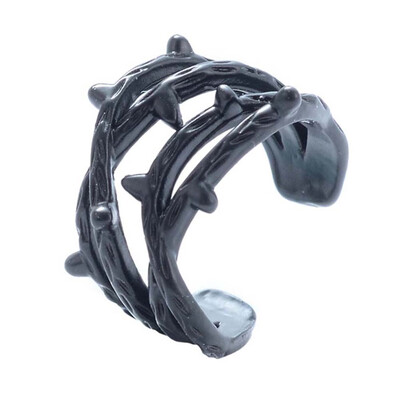 

Hello Miss Double C Cartilage U-Shaped Branches Cross Ear Bone Clip Earrings