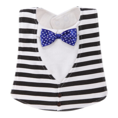 

Baby bibs burp Gentleman Infant Waterproof bib Saliva Towel Cotton Fit 0-3 Years Old Bebe Feeding Babies Cloths