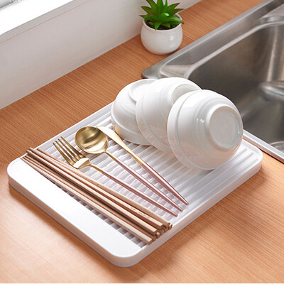 

Toponeto Drain Tray Diatom Mud Drain Bowl Rack Home Fruit Bowl Chopsticks Drain Tray