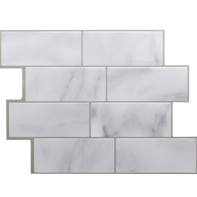 

Unique 3D Wall Sticker Three-dimensional Tile Wall Stickers Anti-fouling Self-adhesive Wall Stickers