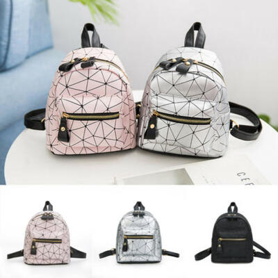 

US Women Backpack Travel PU Leather Handbag Girls Rucksack Shoulder School Bag