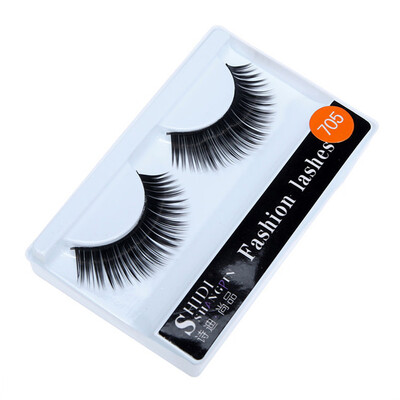 

〖Follure〗1 Pairs Long Makeup Cross Thick False 3D Dense Eyelashes Eye Lashes Nautral