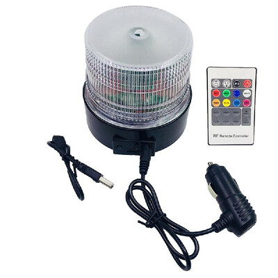 

7 Colors RGB LED Magnetic Warning Beacon Truck Car Vehicle Emergency Hazard High Power Beacon Caution Warning Safety Flashing St