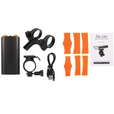

Greensen USB Rechargeable Bike Light Handlebar Cycling LED Flashlight Headlight Bicycle