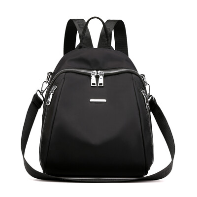 

Double shoulder bag female Oxford leisure fashion printing travel canvas small backpack Korean version 100