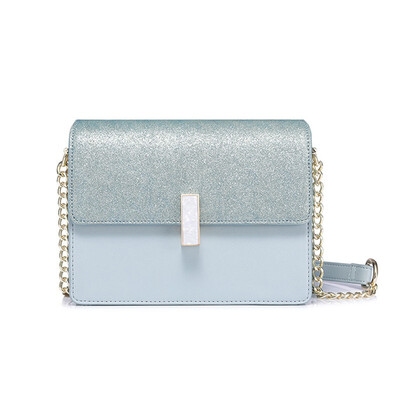 

Marsoul pink handbag fairy bag shoulder Messenger bag ladies leather new wave Korean version of the wild chain girls wallet phone