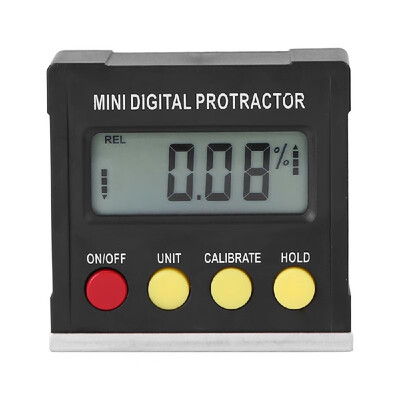 

Horizontal Angle Meter Digital Protractor Inclinometer Electronic Level Box Magnetic Base Measuring Tools