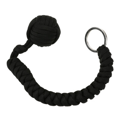 

Outdoor Camping Travel Protective Knit Lanyard Self Protect Steel Ball Tool