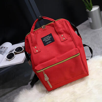 

Women Men Hot Canvas Backpacks Wire Clamp Dual-use Stereotypes Student School Backpacks Large Capacity Travel Shoulder Bags