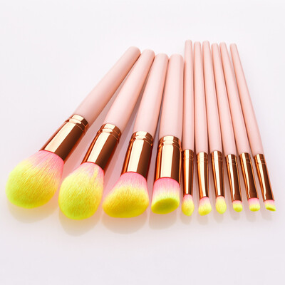 

〖Follure〗Foundation Cosmetic Eyebrow Eyeshadow Brush Makeup Brush Sets Tools 10PCS