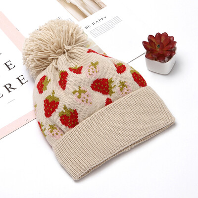 

Tailored Fashion Womens Winter Collar Plus Wild Thick knit Warm Hat