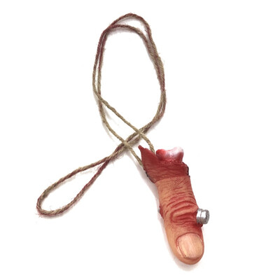 

Rope Fake Broken Finger Hand Foot Bloody Severed Broken Body Parts Scary Halloween Horror Props Party Decoration Gadgets