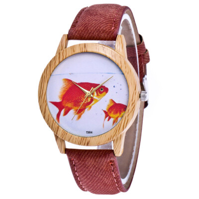 

New arrival Cute Fish Watch Women Ladies Clock Fashion Casual Dress Quartz WristWatch Relogio Feminino 533