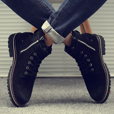 

Martin boots mens high to help Chelsea England leather mens shoes retro tooling boots desert boots