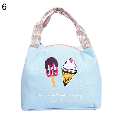 

Portable Cat Dolphin Thermal Insulated Meal Bento Tote Lunch Bag Picnic Pouch