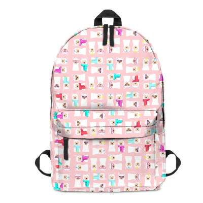 

Preppy Women Backpack Schoolbags 3D Print Fashion for Teenage Girls Bookbag