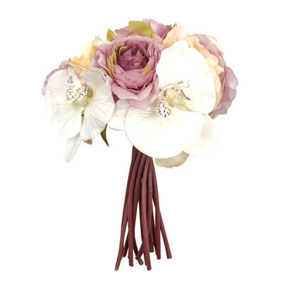 

Artificial Silk Flowers Small Bouquet Simulation Fake Flower Wedding Decor