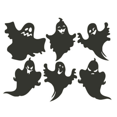 

Halloween Ghost Wall Stickers Household Room Wall Sticker Removable Mural Decor Decal Beauty