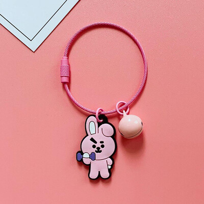 

CAR-TOBBY Kpop BTS Keychain TATA KOYA Pendant Keyring Key Chain Bag Hangin Tracked