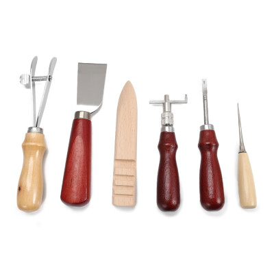 

6pcs Stitching Carving Sewing Leather Craft Punch Tools