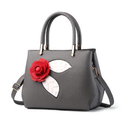 

Fashion Casual Women Bag TOP-Handbag PU Shoulder Bag Messenger Bags Flowers Crossbody Bags Travel Tote Purse Teenager Sac
