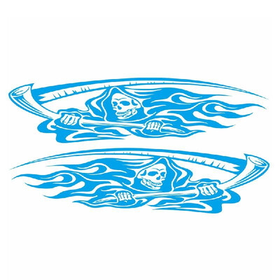 

Car Sticker Vinyl Skull Totem Creative Vehicle Decals Car-Styling Vehicle Body 2 Side PVC Stickers Decals Decoration