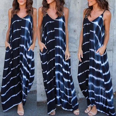 

Women´s Floral Long Maxi Dress Split Cocktail Party Beach Sundress