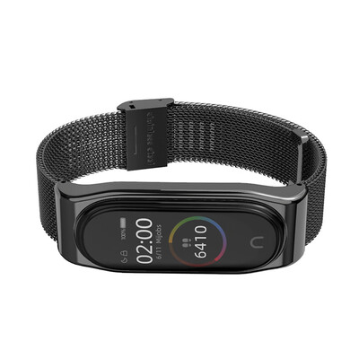

〖Follure〗Replacement Stainless Steel Mesh Belt Wristband Band Strap For Xiaomi Mi Band 4