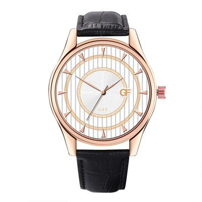 

Gobestart Hot Man Leather Watch Whatever Late Anyway Letter Watches New Pointer Glow