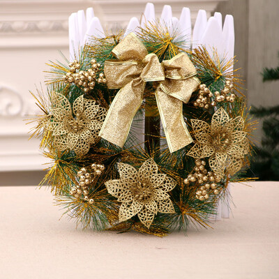 

Luxury Christmas Wreath Pine Garland Artificial Wreath Xmas Tree Door Decoration