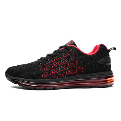 

Sports shoes casual lightweight flying woven breathable shock running shoes men trend fitness running shoes