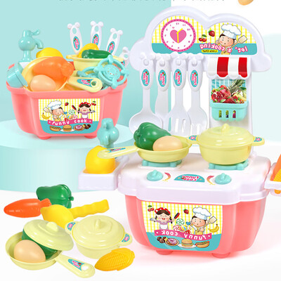 

Tailored 1 Set Children Girl Toy Role Play Mini Simulation Kitchenware Tableware Cookware