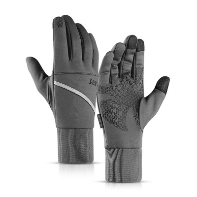 

Bike Cycling Full Finger Gloves Outdoor Waterproof Gloves Warm Night Reflective