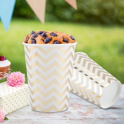 

Greensen 8PCS Mini Cupcake Liners Paper Round Cake Baking Cups Muffin Cases Home Party Wedding