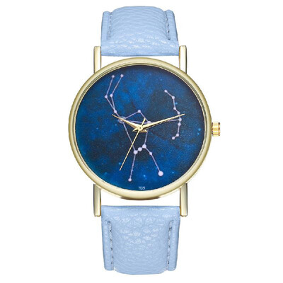 

Orion Constellation Leather Ladies Mens Watch Gift Idea Minimalist Geometric Line Drawing AstronomyT05